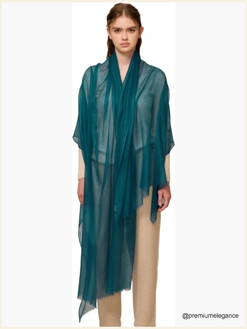 Extra Large 100% Cashmere Pashmina Scarf, Lightweight Shawl Wrap